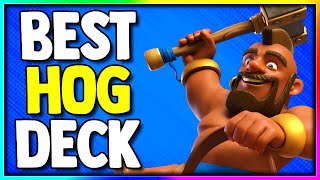 This is the *BEST* Hog Rider Deck in Clash Royale