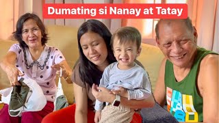 Dumating ang Nanay at Tatay galing probinsya | First time ma meet si Babi | Salamat po sa pasalubong