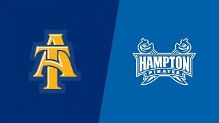 2024 CAA Basketball:  North Carolina A&T vs Hampton