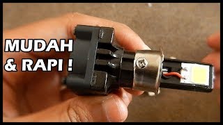 Cara Pasang Lampu LED 3 Sisi pada Semua Motor