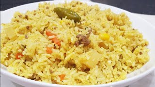 Mincemeat Pilau Rice | Keema Pilau Rice | Pilau Rice