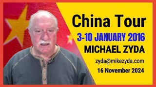 Michael Zyda Tour of China - 3-10 January 2016