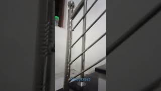 ss staircase railing design/ tig welding