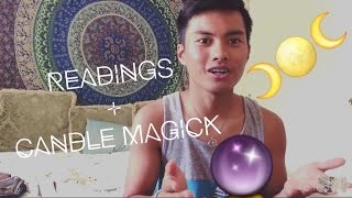 ☾Readings + Candle Magick for Moon Rituals