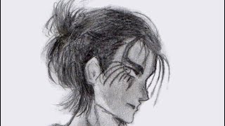 Eren Jaeger - Pencil Sketch Drawing