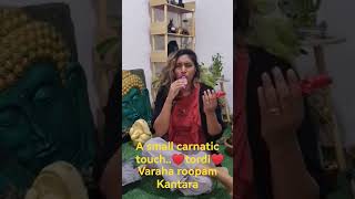 Trying a bit of Carnatic on my kazoo#tordi ragam#varaha roopam#kantara movie