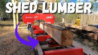 Milling Purlins For Our Sawmill Shed - MechMaxx SM-26