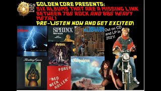 Pre-Listening: Six albums from 1980 & 1981 on Golden Core in 2021 - CD and LP! Rare Heavyrock & Prog