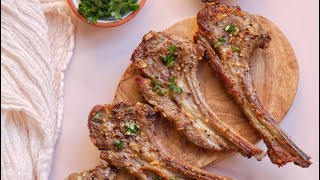 Air fried lamb chops