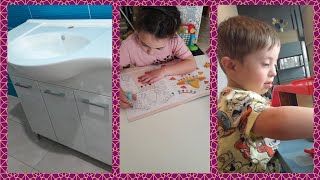 CHE AGITAZIONE! il mobile del bagno + Dentista per i bimbi