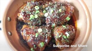 Honey BBQ Chicken Thighs