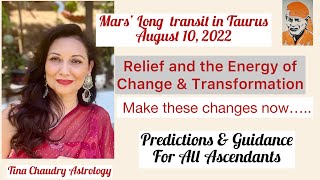 Mars transit to Taurus August 2022/ Predictions and Guidance for all Ascendants