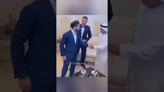 محمد صلاح مع هازارد وابراهيموفيتش وراموس في لقاء تاريخي