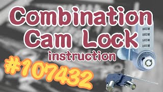 Combination cam Lock instruction #107432│ABA Locks