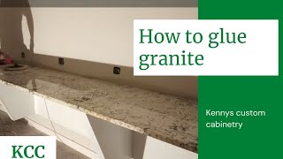 How to glue granite