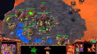 0001 SC2 Zerg FPVOD 4v4 Sand Canyon ZZZP vs ZZZT 1/1