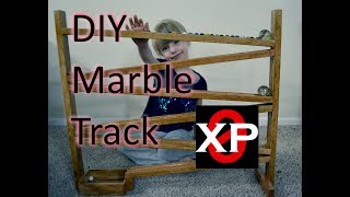 DIY Wooden Marble Track