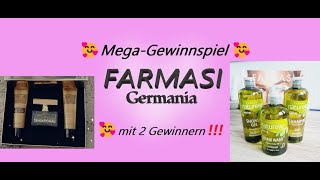 Mega-Gewinnspiel Farmasi mit 2 Gewinnern.