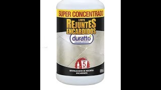 Review Limpa Rejuntes Encardidos Duratto