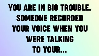 ✝️Today god message | you are in big trouble someone recorded your voice when you.... | #god