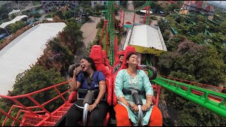 ROLLER COASTER RIDE IN WONDERLA ! ద్నినమ్మ జీవితం ఇలాంటి RIDE నాజీవితంలో ఎక్కలే ! WONDERLA HYDERABAD