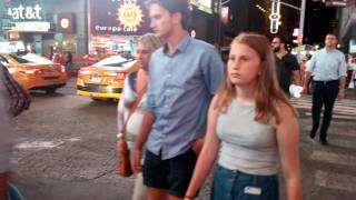 New York Times Square HUGE TRAFFIC