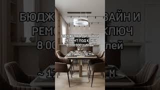 ДИЗАЙН КВАРТИРЫ ПОД СДАЧУ ЕВРО 3  #дизайнинтерьера #дизайнпроект #дизайнквартиры