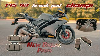 R15 V3 Break Pad And Gear Shifter Change #viralvideo #r15v3 #bikervscop #viral