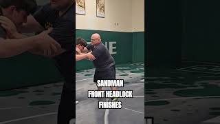 🌜 SANDMAN FRONT HEADLOCK FINISHES #god #frontheadlock #catchwrestling #usawrestling #brevardcounty