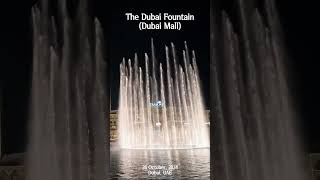 [4K] The Dubai Fountain 5x speed - UAE Dubai #shorts #uae #dubai #travel #두바이분수쇼 #dubaimall