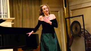 Alexandra Sherman sings: Tchaikovsky "The sun has set"