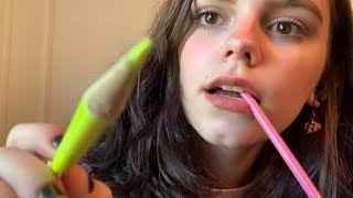 ASMR Sketching You | Repeating Words, Tongue Clicking, etc