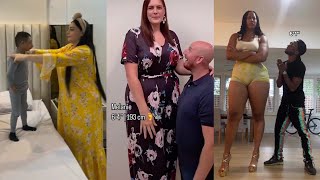 Tall Women 61 | Tall Wife Short husband comedy