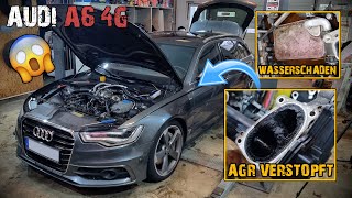 Audi A6 4G 3.0 - AGR Verstopft + Ölkühler undicht - Das reinste Chaos! #car #tutorial #viralvideo