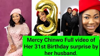 Mercy Chinwo celebrates her Official 31st Birthday as a wife to Pastor blessed. See huge surprise 🎉