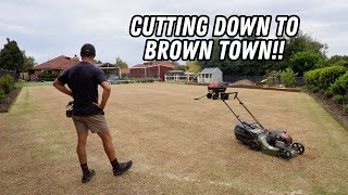 Ripping up my lawn to make it healthier!! // HUGE late summer lawn renovation pt 1 scalp and scarify