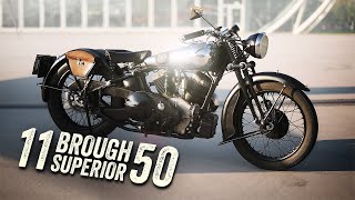 RAW SOUND - BROUGH SUPERIOR 11-50 (SUPER RARE) 4K - ASMR