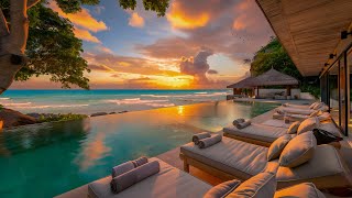 Bossa Nova Melodies with the Sound of Waves - Peaceful Beach and Smooth Jazz for a New Day