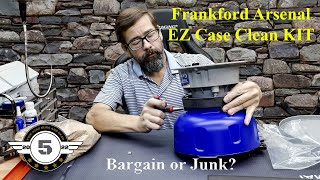 Frankford Arsenal EZ Case Clean Tumbler Kit Assembly and Review Brass  Reloading Essentail Tool