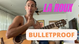 La Roux - Bulletproof - Guitar Lesson (TAB available)