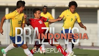 INDONESIA VS BRAZIL || MELAWAN KEMUSTAHILAN || UJICOBA PRA PIALA DUNIA 2026 || EFOOTBALL 2025 HD