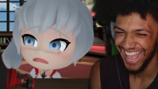 RWBY Chibi S1 Episodes 8-10 Reaction - WEISS IS FACIAL EXPRESSION