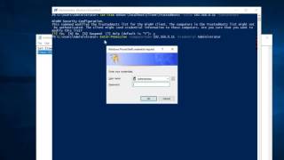 How To Connect To Windows Nano Server 2016 Using Remote PowerShell 720HD