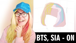 BTS, SIA - ON (SONG REACTION) | Sisley Reacts