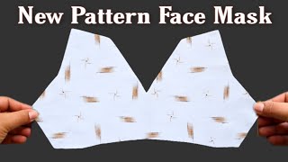 Very Easy And New Pattern Face Mask Sewing Tutorial Video 😷