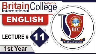 English Lecture-11 (Grammar - Past Indefinite Tense) 1st Year | BICN Online Lecture