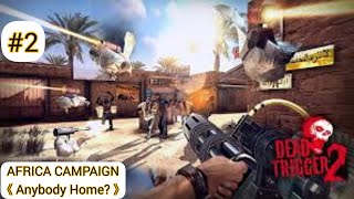 Dead trigger 2 / Part 2 AFRICA Campaign gameplay ||AGENT 47 Gamer Highlights Zombie 2023 #viralvideo