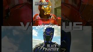 IRONMAN VS BLACK PANTHER#shorts #marvelstudios #ironman #blackpanther