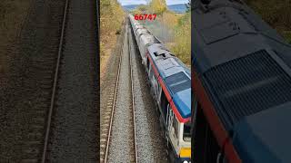 6Z19 Bardon Hill Gbrf to Coton Hill Tc Gbrf, 66747 Headibg into Shrewsbury #class66 #trainspotting