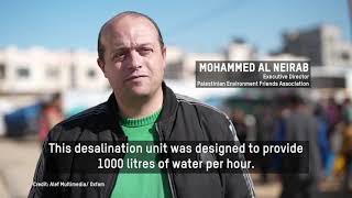 Providing Safe Water using Desalination Units in Rafah | Oxfam GB